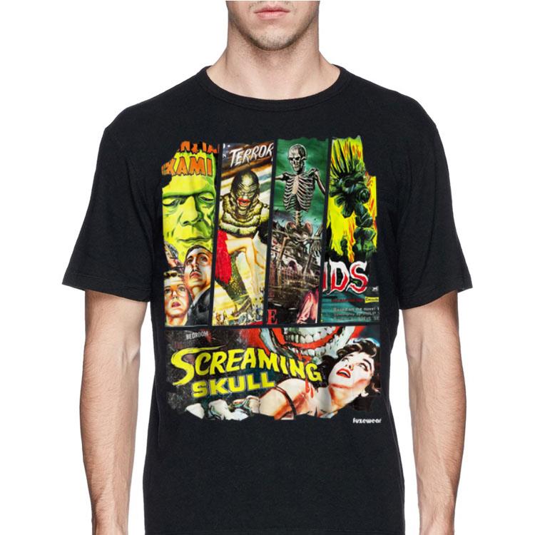 Sci Fi Horror Movie Poster Collage shirt 12 Sci Fi Horror Movie Poster Collage shirt