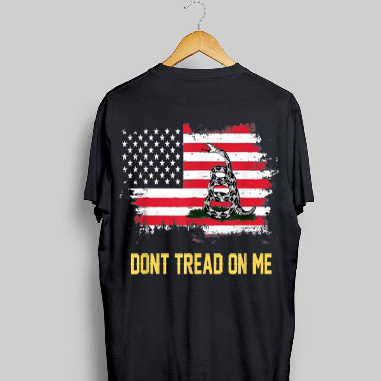 Snake Chris Pratt Don't Tread On Me American Flag shirt 8