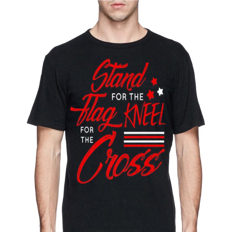 Stand for flag kneel for cross Veteran shirt 12 Stand for flag kneel for cross Veteran shirt