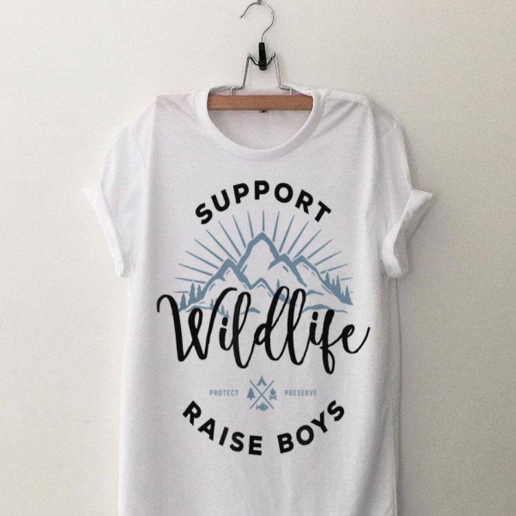 Support Wildlife Raise boys shirt 8