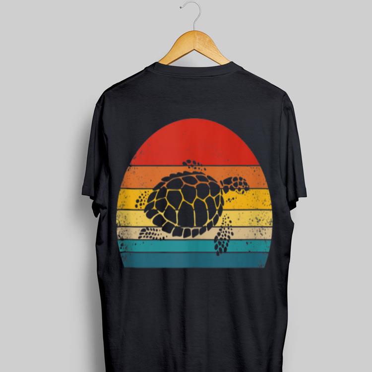 Vintage Sea Turtle Retro Silhouette shirt 8