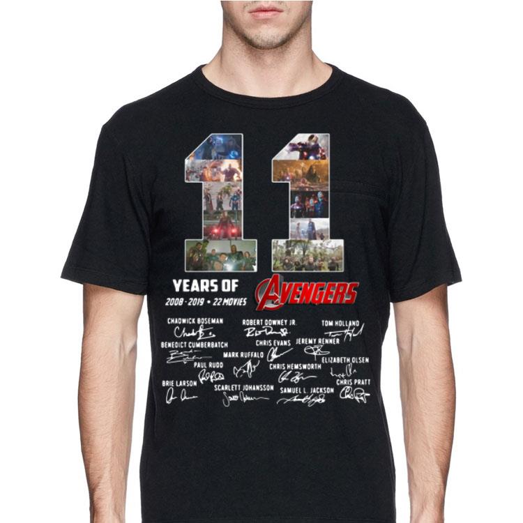 11 years of Avengers 2008 2019 signature shirt 12 11 years of Avengers 2008 2019 signature shirt