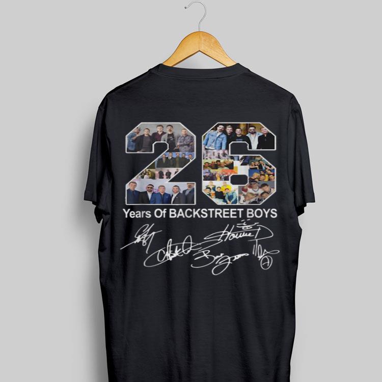 26 Years Of Backstreet Boys Signature shirt 8