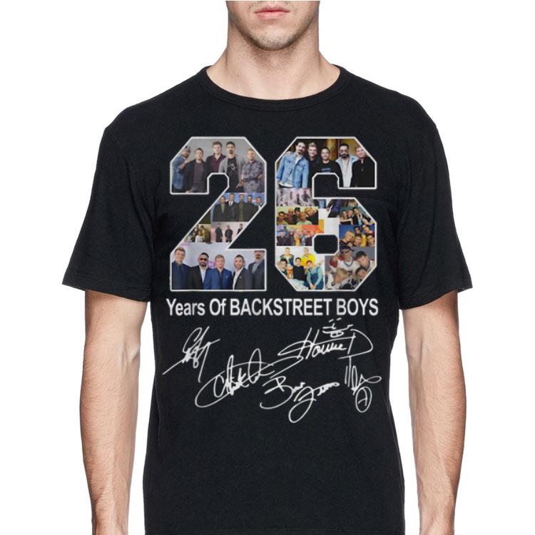 26 Years Of Backstreet Boys Signature shirt 12 26 Years Of Backstreet Boys Signature shirt