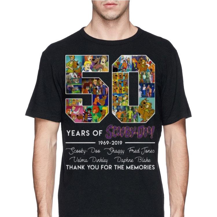 50 Years of 1969-2019 Scooby Doo Signature Thank You For Memories shirt 12 50 Years of 1969-2019 Scooby Doo Signature Thank You For Memories shirt