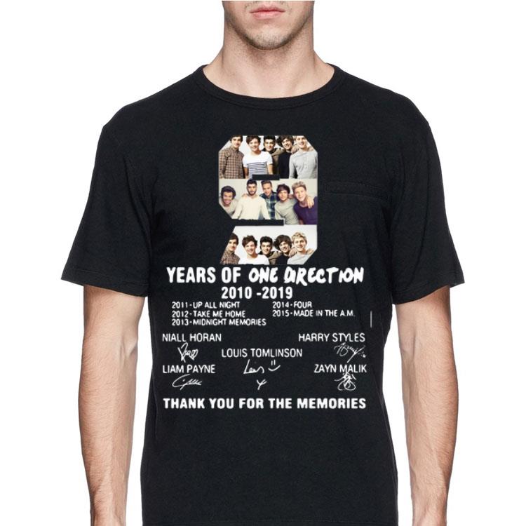 9 Years of One Direction thank you for the memories signature shirt 12 9 Years of One Direction thank you for the memories signature shirt