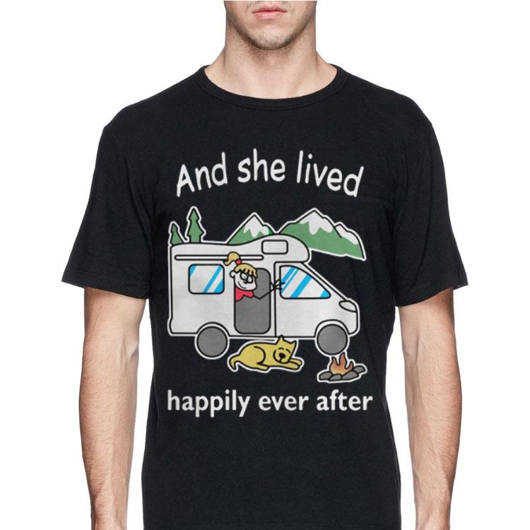 And She Lived Happily Ever After Camping shirt 12 And She Lived Happily Ever After Camping shirt