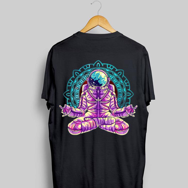 Astronaut Yoga Lotus Pose Meditation shirt 9