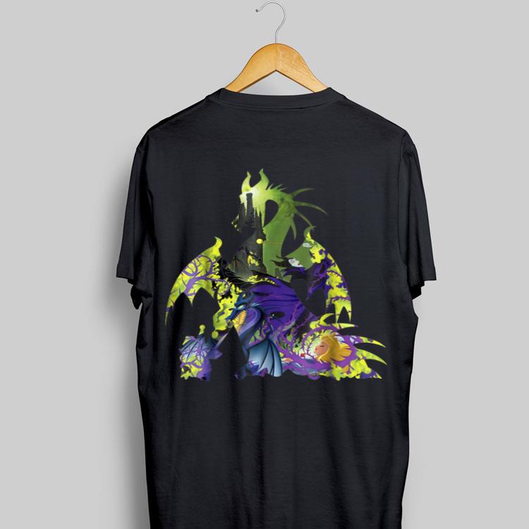 Disney Sleeping Beauty Maleficent Dragon Silhouette shirt 8