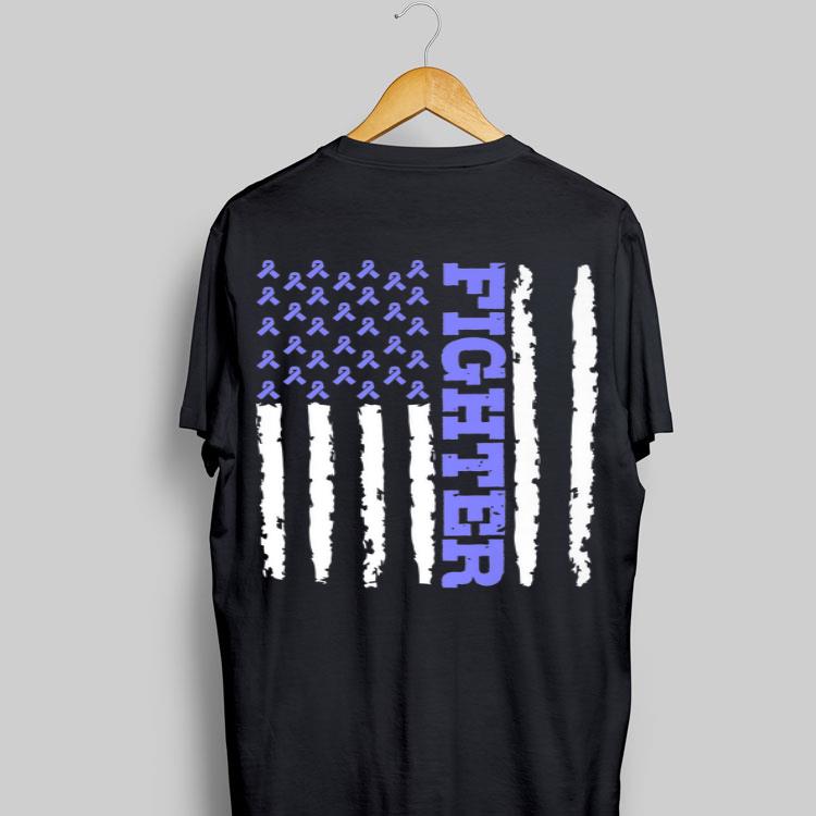 Fighter Cancer Awareness American Flag shirt 9