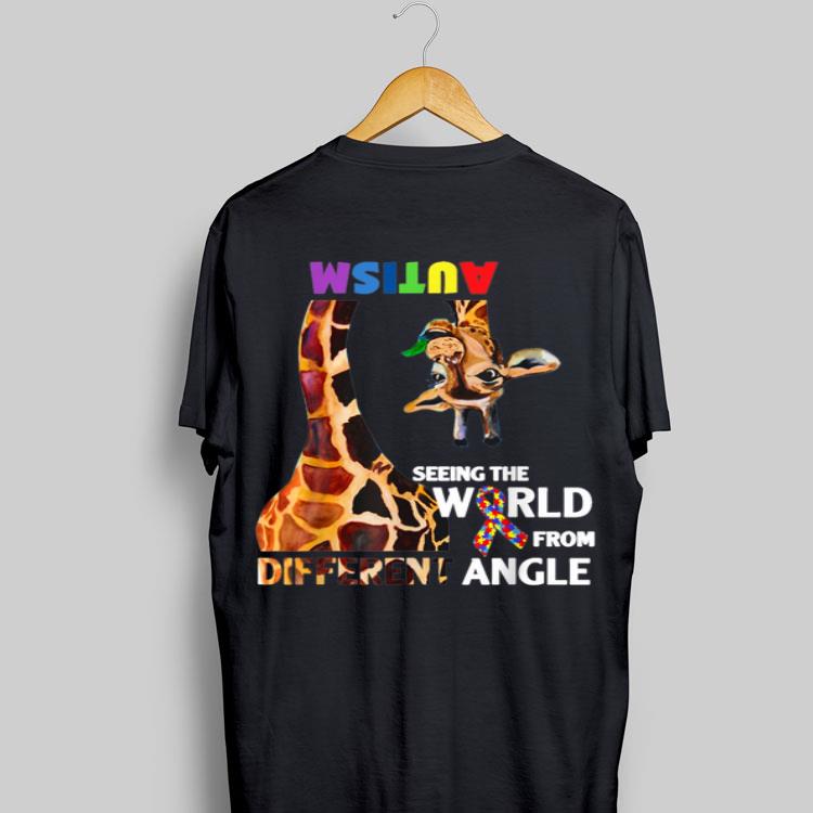 Giraffe Autism Seeing The World From Different Angle Cancer Awareness shirt 9