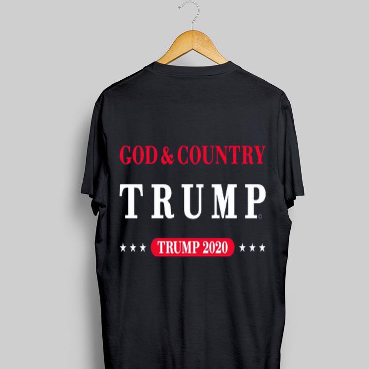 God And Country Trump 2020 shirt 9