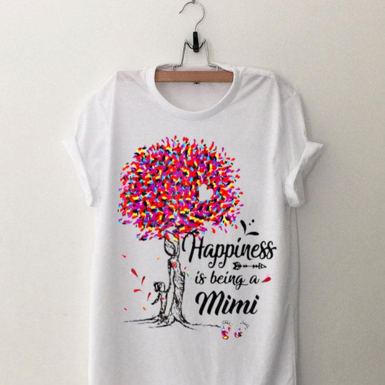 Happiness Is Being a Mimi Colorful Tree shirt 9