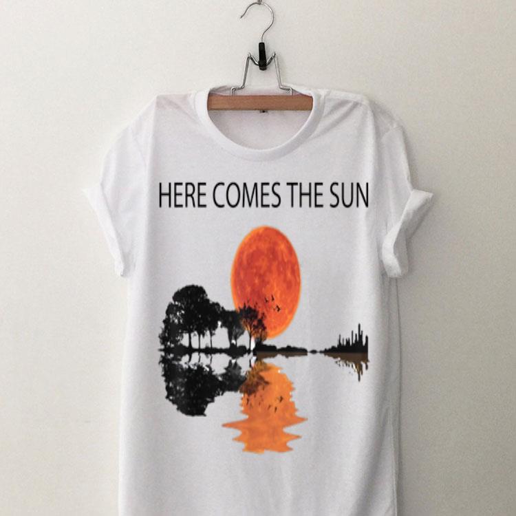 Here Comes The Sun Guitar Lake shirt 8