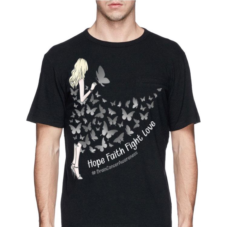 Hope Faith Fight Love Brain Cancer Awareness Girl In Butterfly Dress shirt 12 Hope Faith Fight Love Brain Cancer Awareness Girl In Butterfly Dress shirt