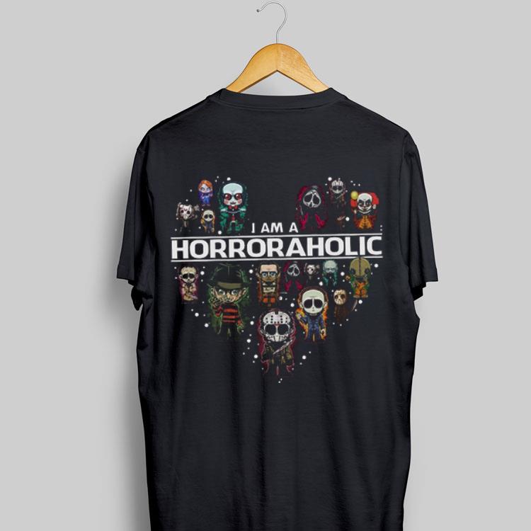 I Am A Horroraholic Horror Movie Characters shirt 8