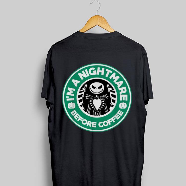 I'm A Nightmare Before Coffee Jack Skellington shirt 9
