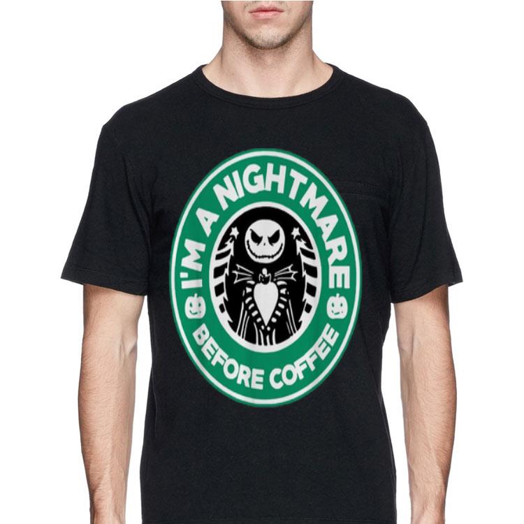 I'm A Nightmare Before Coffee Jack Skellington shirt 12 I'm A Nightmare Before Coffee Jack Skellington shirt