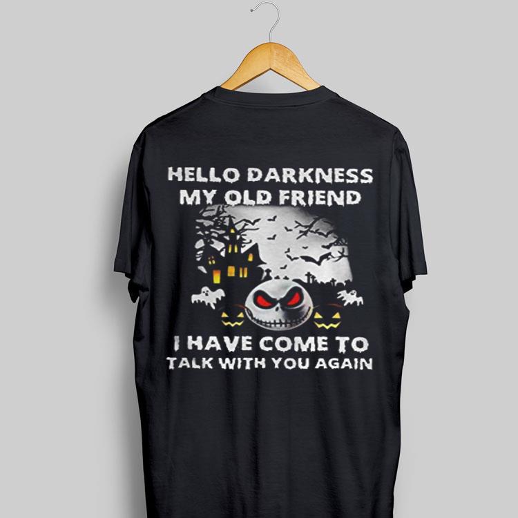 Jack Skellington Hello Darkness My Old Friend shirt 8