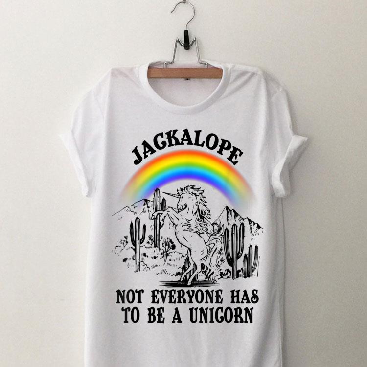 Jackalope Not Everyone Has To Be A Unicorn Camping Rainbow shirt 9