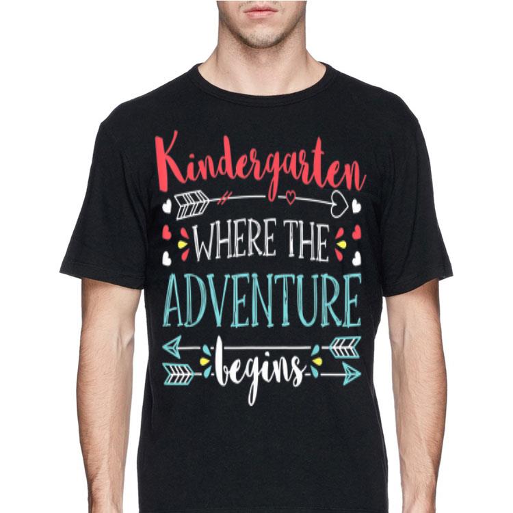 Kindergarten Where the Adventure begin shirt 12 Kindergarten Where the Adventure begin shirt