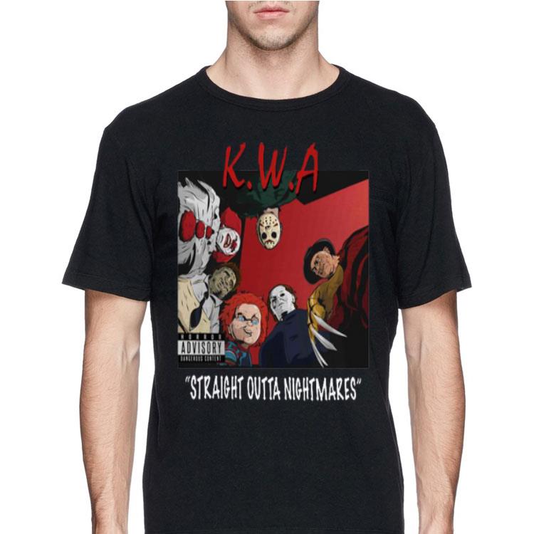 Kwa Horror Characters Straight Outta Nightmares shirt 12 Kwa Horror Characters Straight Outta Nightmares shirt