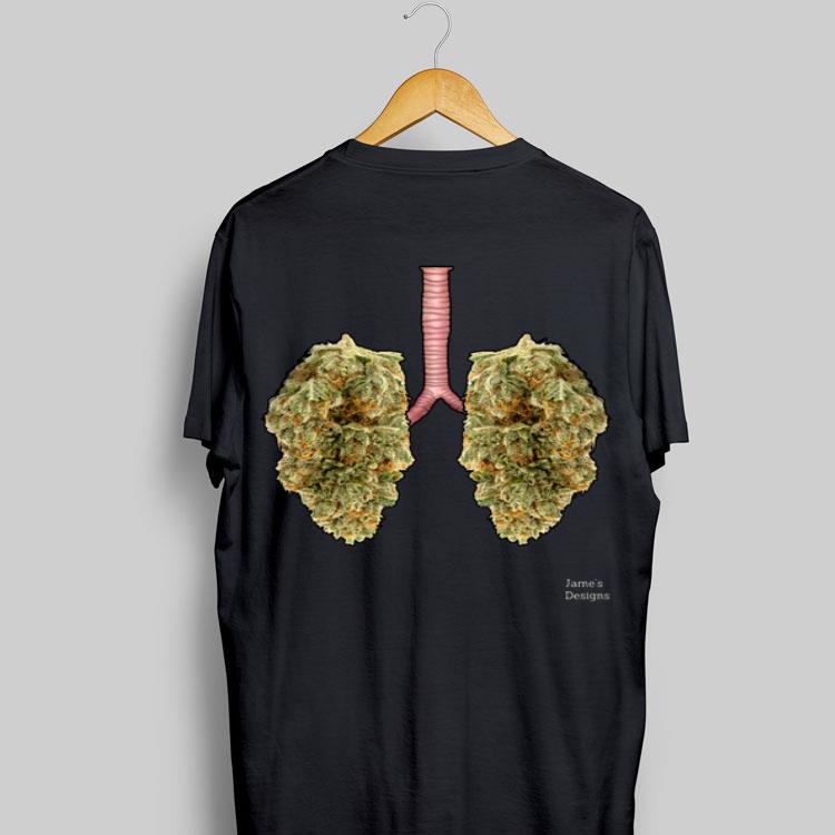 Lungs Marijuana Cannabis Buds shirt 8