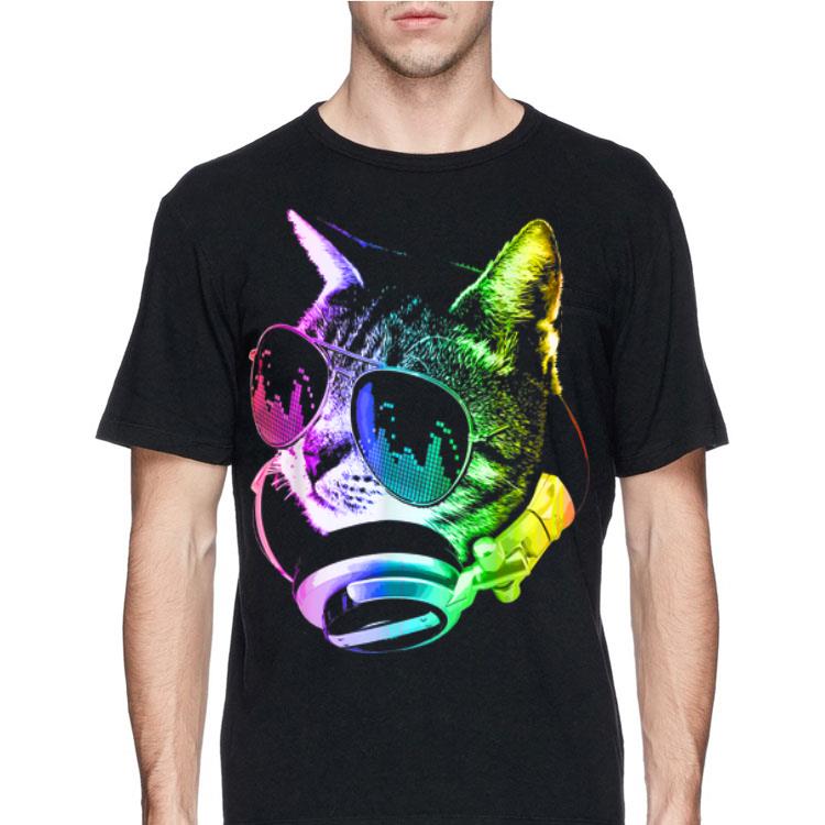 Rainbow Music Dj Cat shirt 12 Rainbow Music Dj Cat shirt