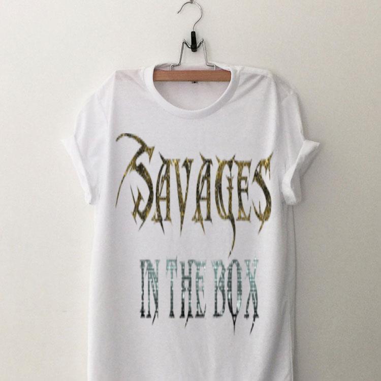 Savages In The Box Metal Macabre Font shirt 9