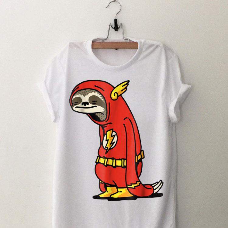 Sloth Superhero The Flash DC shirt 8