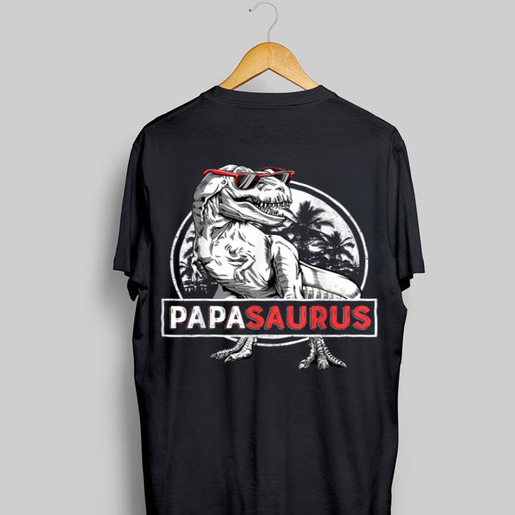 T rex Papa Saurus Dinosaur Sunglass shirt 9