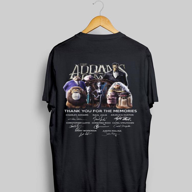 The Addams Family Thank You For The Memories Signature shirt 8