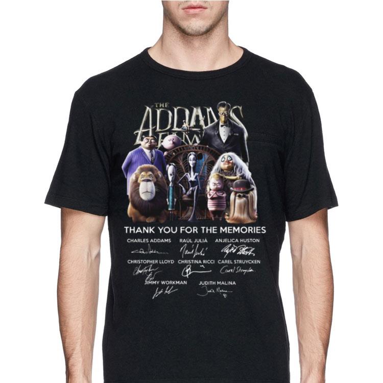 The Addams Family Thank You For The Memories Signature shirt 12 The Addams Family Thank You For The Memories Signature shirt