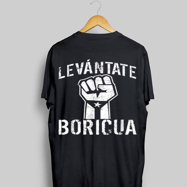 The Fist Levantate Boricua Puerto Rico Flag Ricky Renuncia Bandera Negra shirt 9