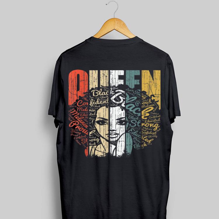 Vintage African American Queen Educated Strong shirt 9