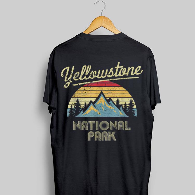 Vintage Retro Yellowstone Mountain National Park shirt 8