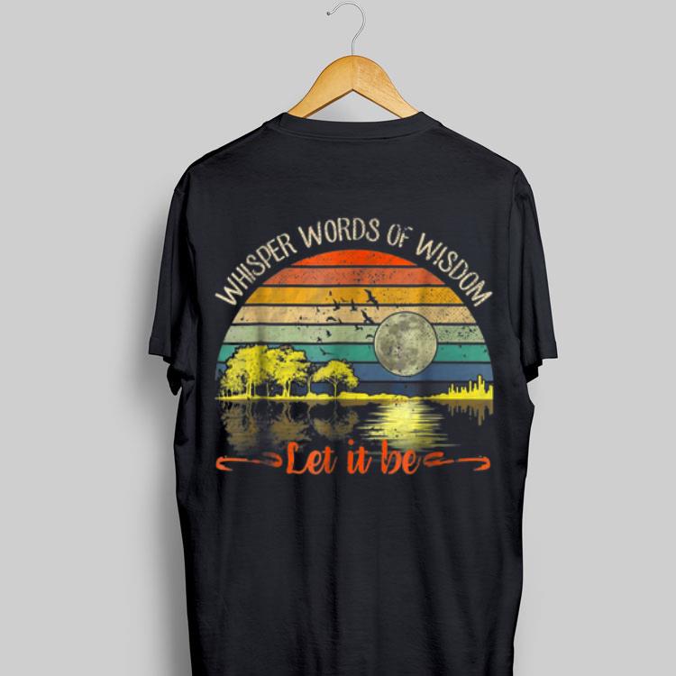 Whisper Words Of Wisdom Let It Be Vintage Guitar Lake shirt 9