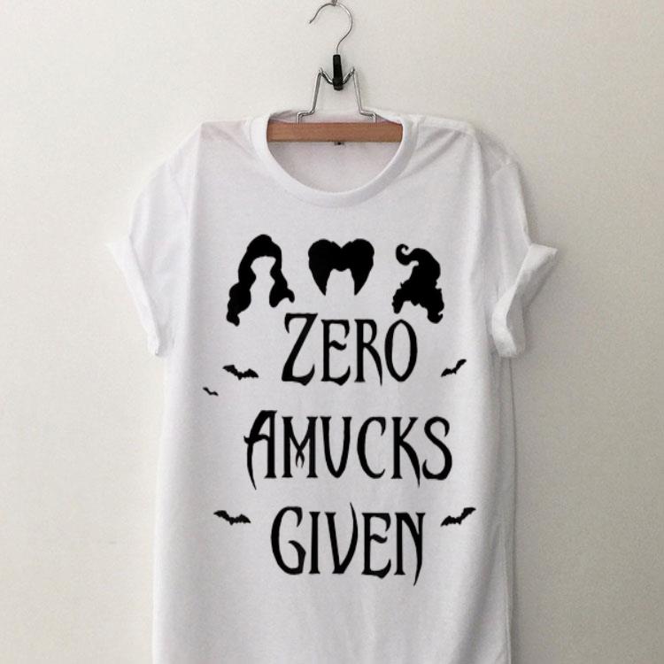 Zero Amucks Given Halloween shirt 8