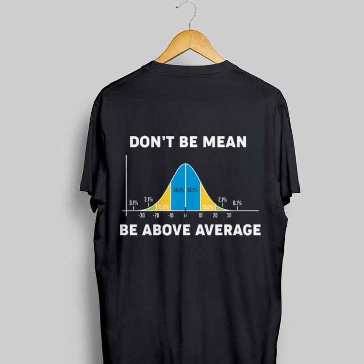 Don't Be Mean Be Above Average shirt 16