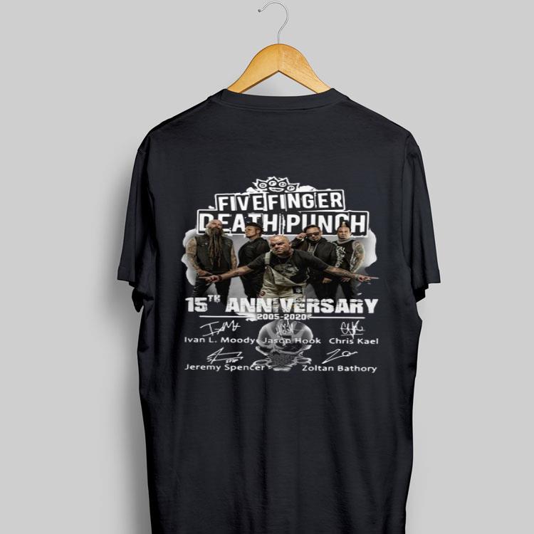 15th Anniversary Five Finger Death Punch Signature shỉt 9