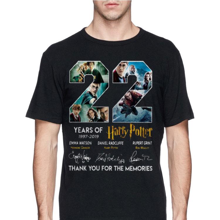 22 Years Of Harry Potter 1997-2019 Thank You For The Memories shirt 12 22 Years Of Harry Potter 1997-2019 Thank You For The Memories shirt