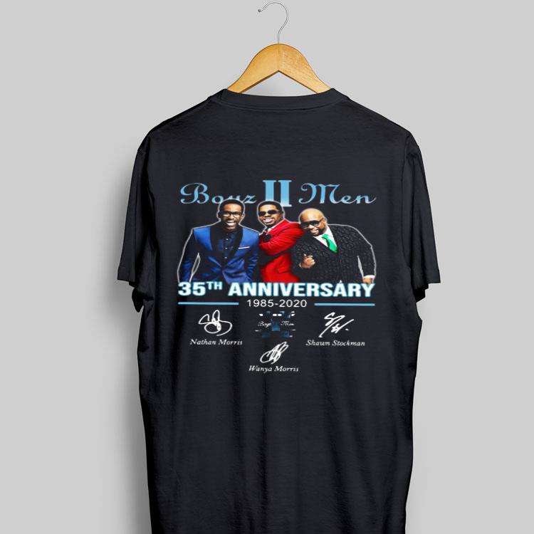 35th Anniversary 1985-2020 Signatures Boyz II Men shirt 8