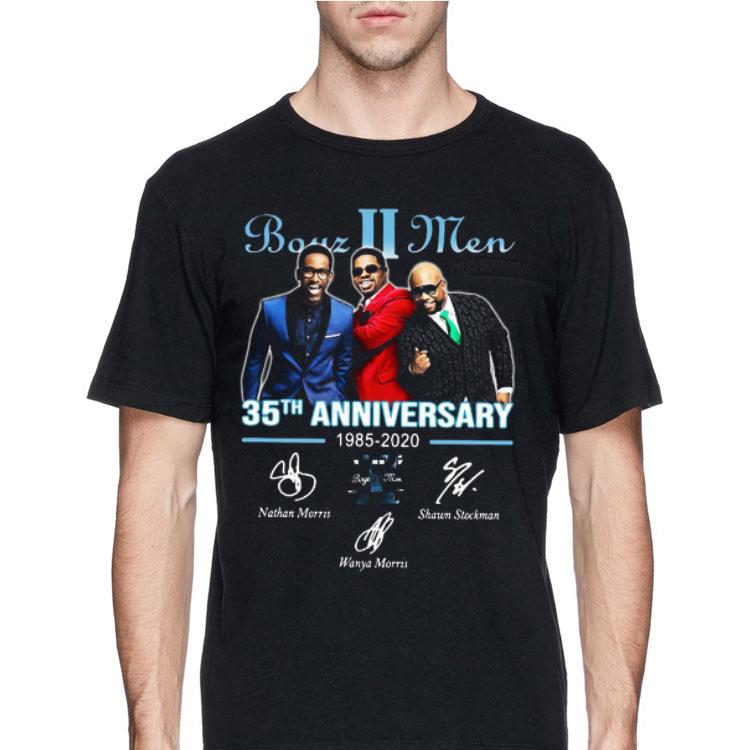35th Anniversary 1985-2020 Signatures Boyz II Men shirt 12 35th Anniversary 1985-2020 Signatures Boyz II Men shirt
