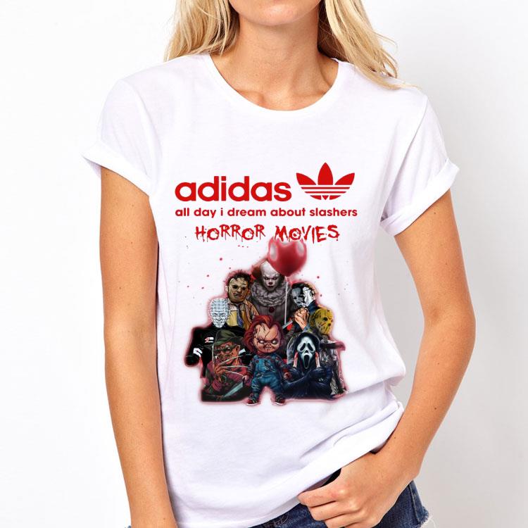 Adidas All Day I Dream About Slashers Horror Movie shirt 12 Adidas All Day I Dream About Slashers Horror Movie shirt