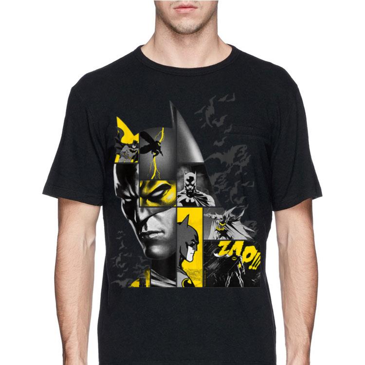 Batman 80 Years Bat Panels Dark shirt 12 Batman 80 Years Bat Panels Dark shirt