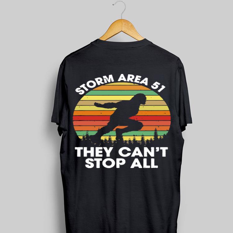 Bigfoot Storm Area 51 They Can’t Stop All Vintage shirt 8