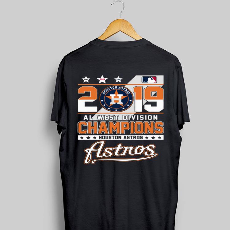 Champions Houston Astros 2019 Al West Division shirt 9