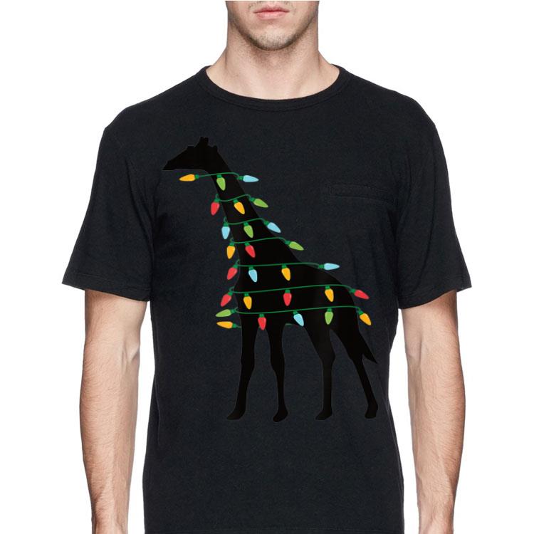 Christmas Lights Giraffe shirt 12 Christmas Lights Giraffe shirt