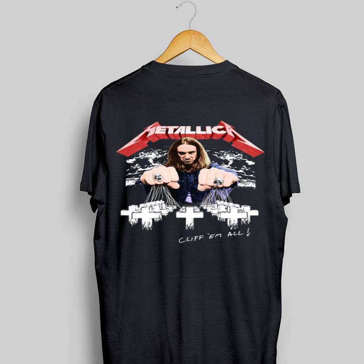 Cliff Burton Cliff Em All Metallica shirt 9