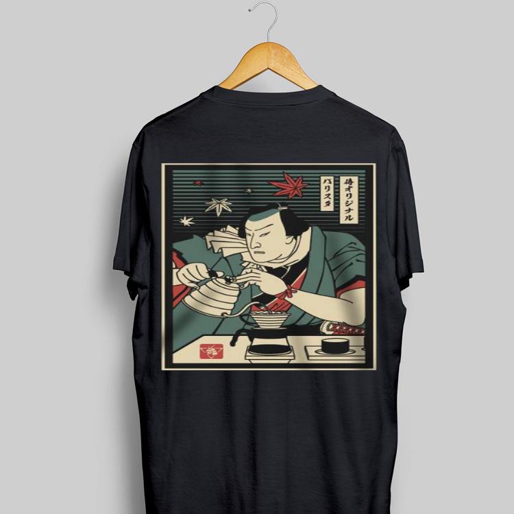 Coffee Preparation Samurai shỉt 8